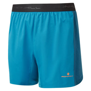 Ronhill Tech 5" Short (Mens) - Petrol/Fluo Orange