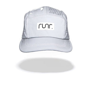 Runr Lumos Reflective Technical Running Hat - Silver