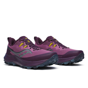 Saucony Peregrine 14 (Womens) - Plum/ Eggplant