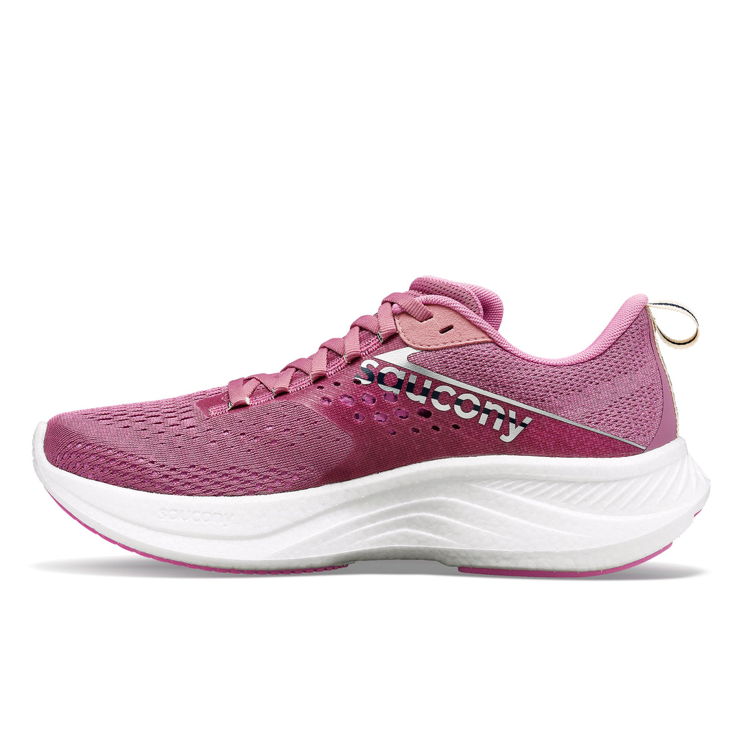 Saucony Ride 17 (Womens) - Orchid/Silver
