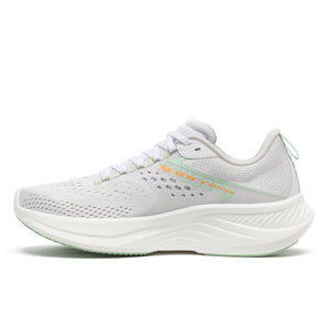 Saucony Ride 17 (Womens) - White/Peel