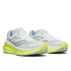 Saucony Omni 22 (Womens) - White/Sunny