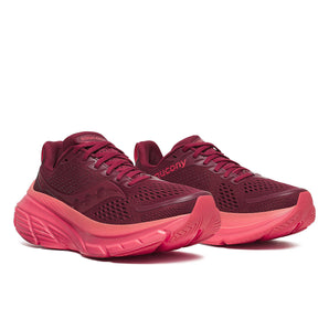 Saucony Guide 17 (Womens) - Currant/Cayenne