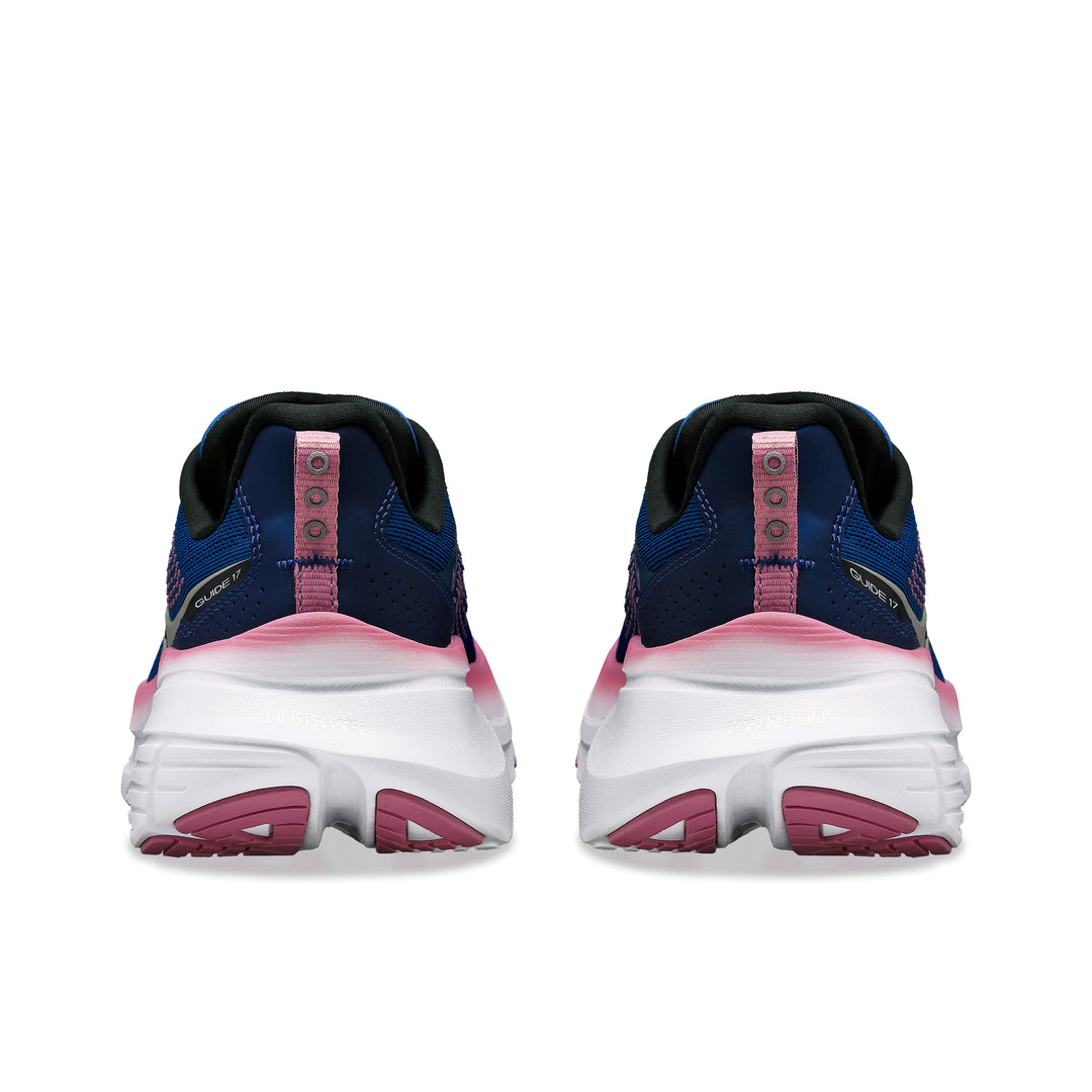 Saucony Guide 17 Wide (Womens) - Navy/Orchid