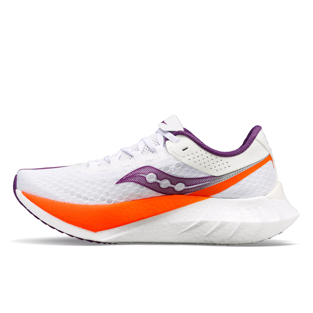 Saucony Endorphin Pro 4 (Womens) - White/Violet