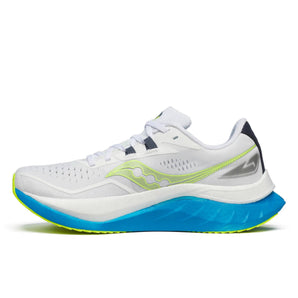 Saucony Endorphin Speed 4 (Womens) - White/Vizi Blue