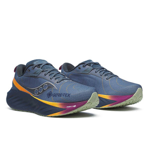 Saucony Triumph 22 GTX  (Womens) - Mirage/Navy