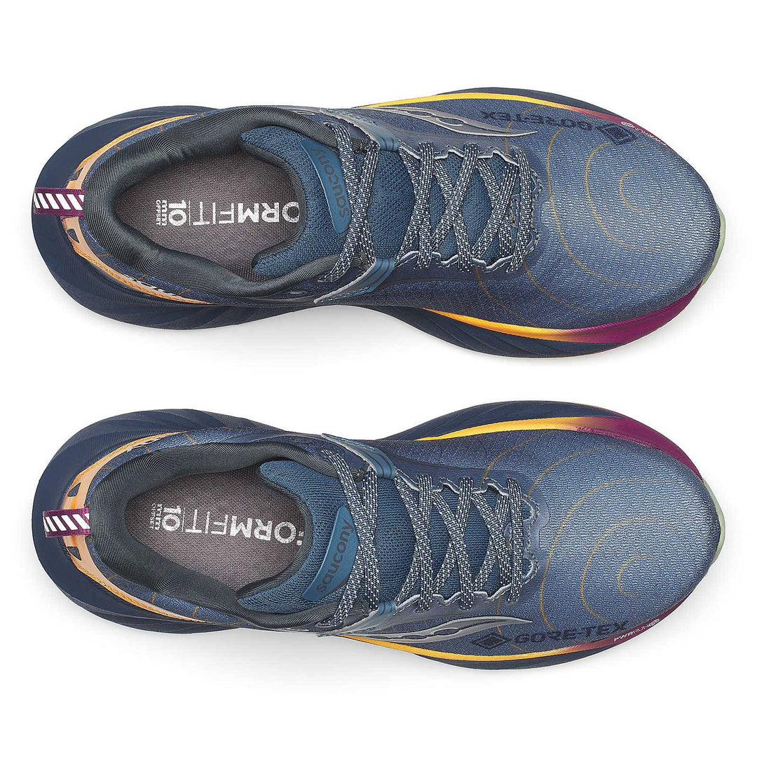 Saucony Triumph 22 GTX  (Womens) - Mirage/Navy