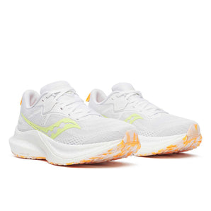 Saucony Tempus 2 (Womens) - White/Sunny