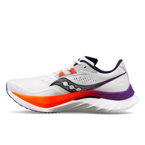 Saucony Endorphin Speed 4 (Mens) - White/Viziorange