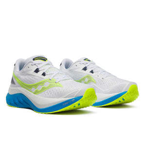 Saucony Endorphin Speed 4 (Mens) - White/Vizi Blue