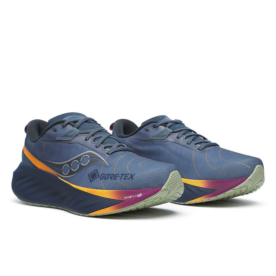 Saucony Triumph 22 GTX (Mens) - Mirage/Navy