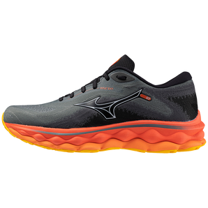 Mizuno Wave Sky 7 (Mens) - Turbulence/Nickel/Hot Coral