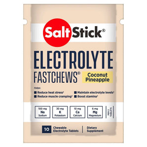 Saltstick Fastchews Coconut Pineapple - 10 tablet ziplock