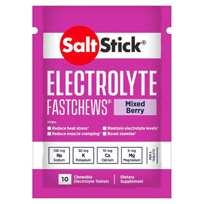 Saltstick Fastchews Mixed Berry - 10 tablet ziplock