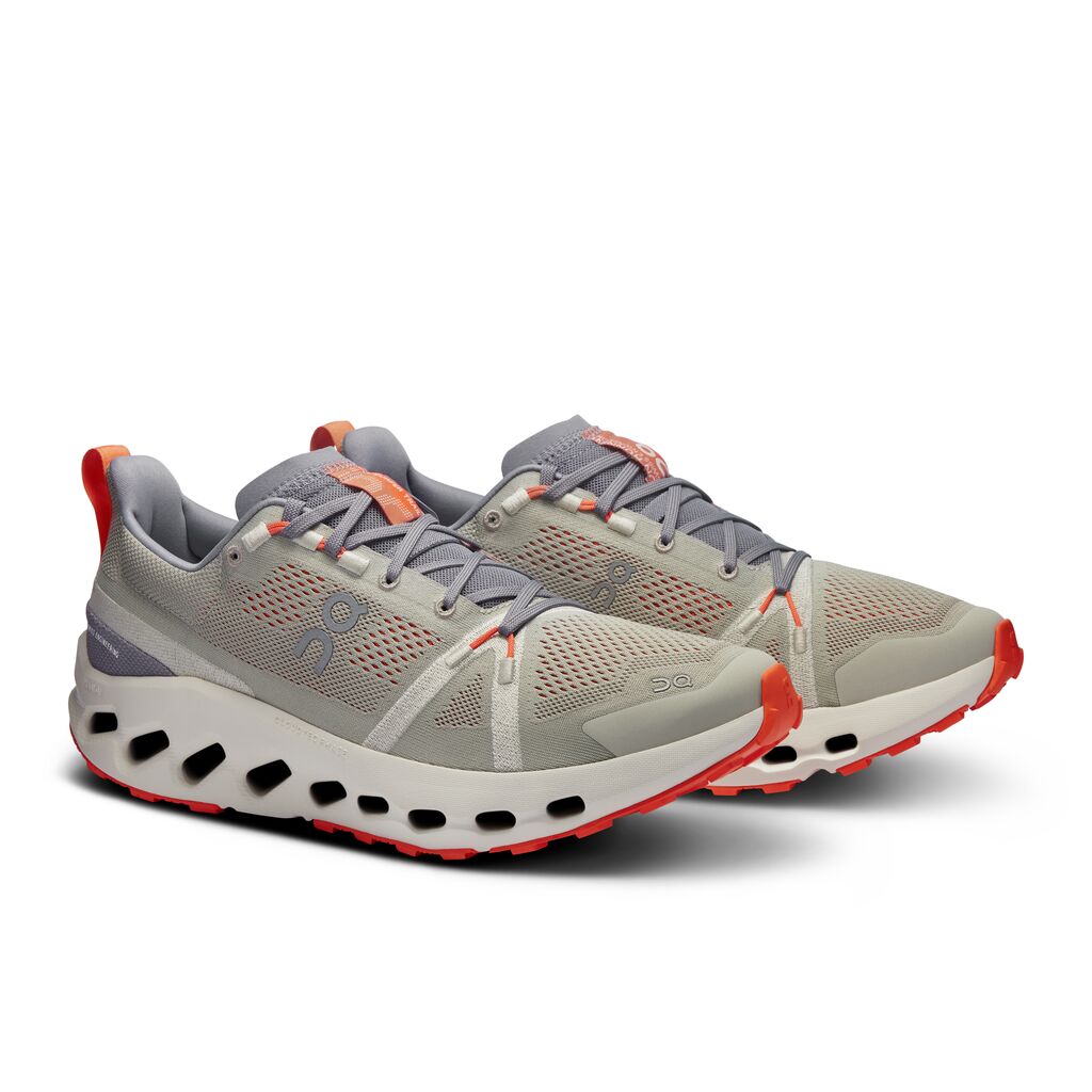 On Running Cloudsurfer Trail (Men's) - Fossil/Ivory