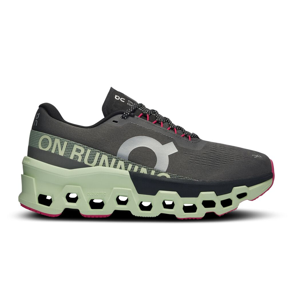 On Running Cloudmonster 2 (Womens) - Asphalt/Lima