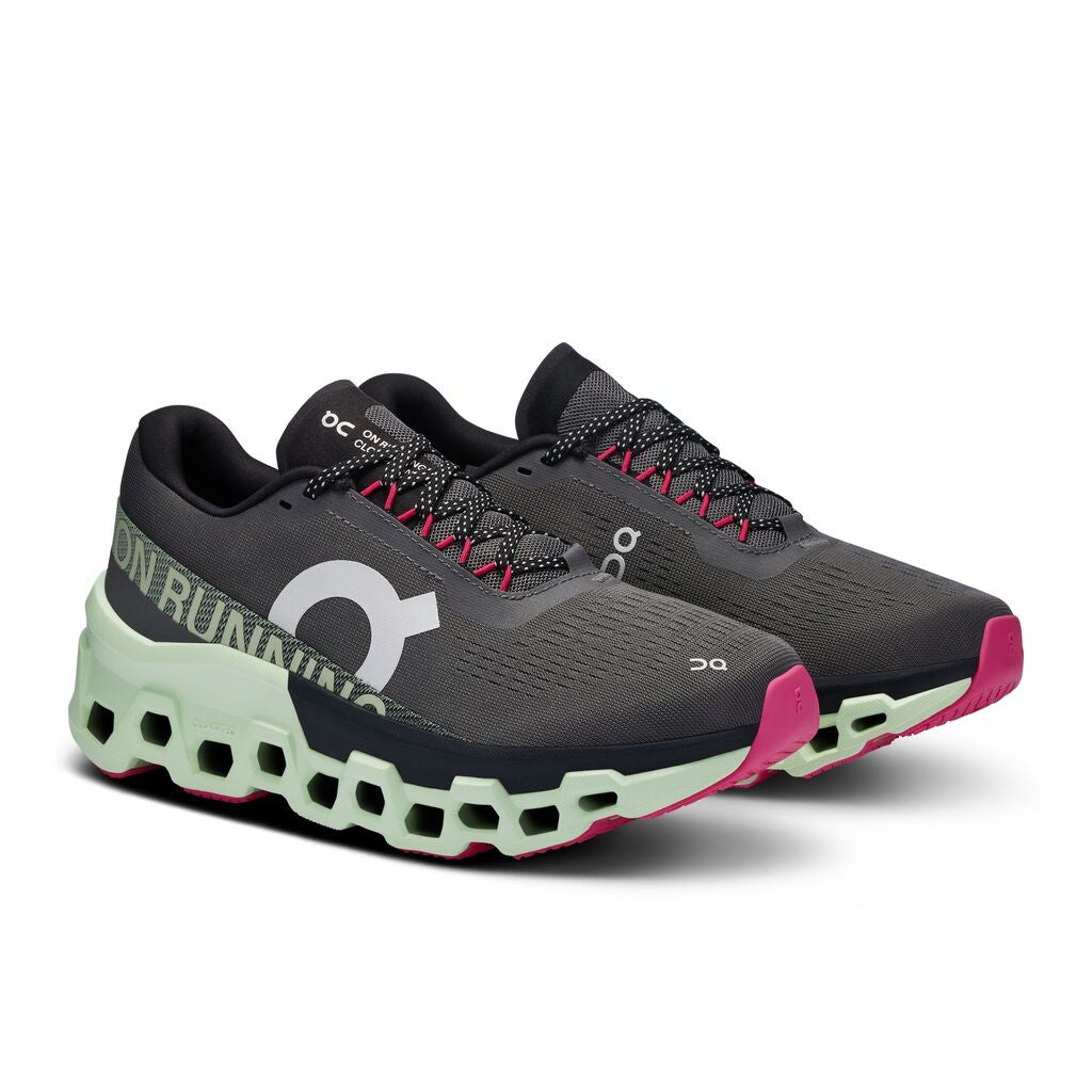 On Running Cloudmonster 2 (Womens) - Asphalt/Lima