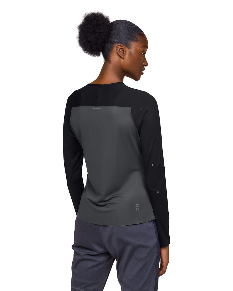 On Running Performance Long-T (Womens) - Black/Eclipse