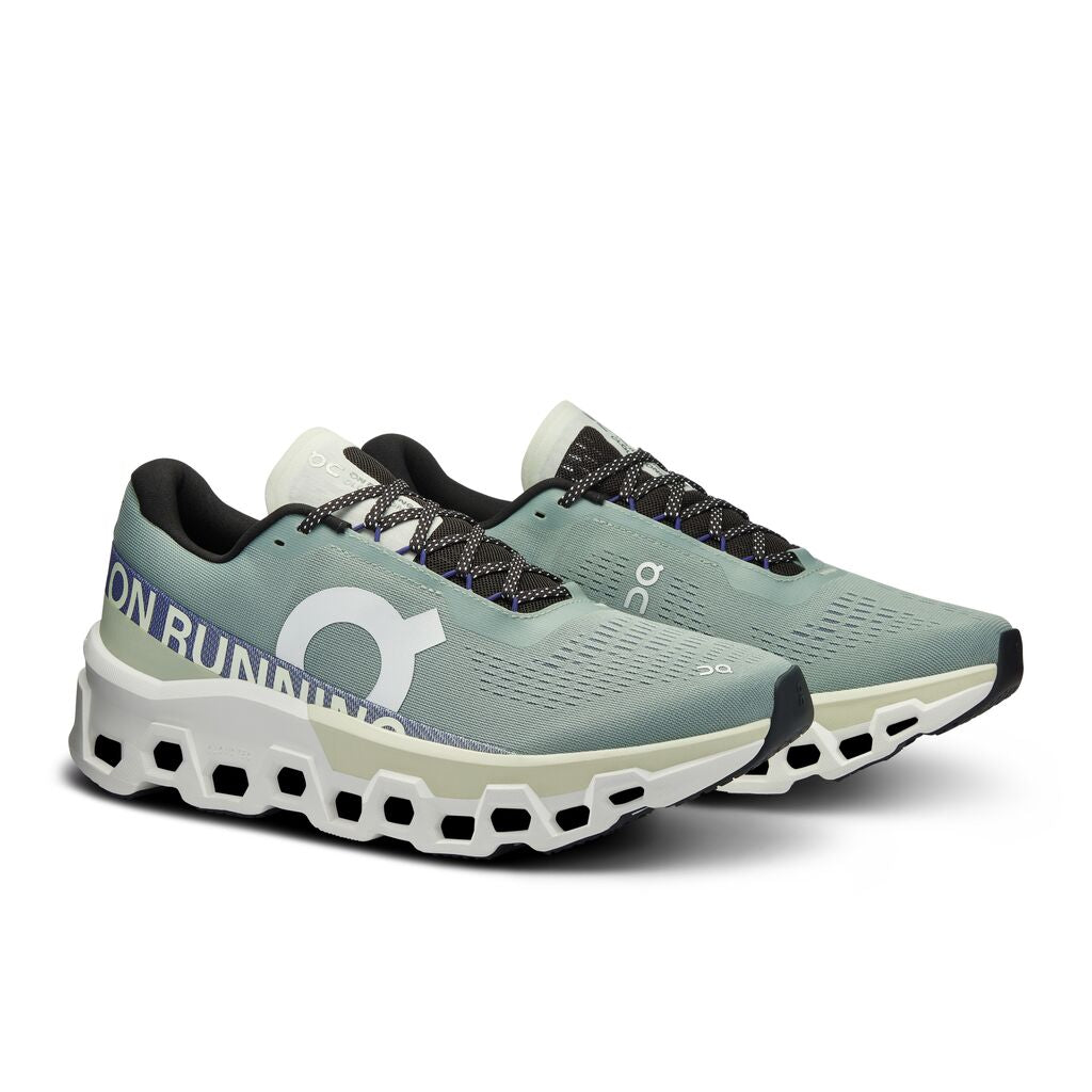 On Running Cloudmonster 2 (Womens) - Mineral/Aloe