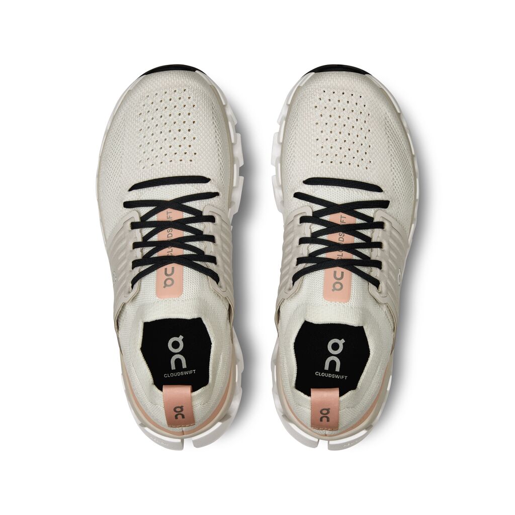 On Running Cloudswift 3 (Womens) -  Ivory/Rose