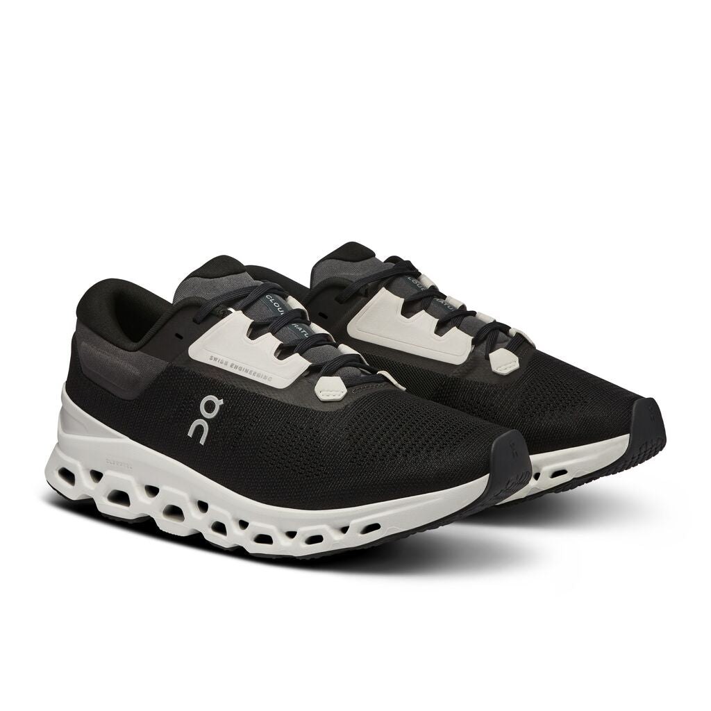 On Running Cloudstratus 3 (Womens) - Black/Frost
