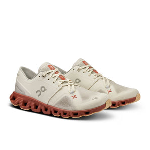 On Running Cloud X 3 (Womens) - Ice/Auburn