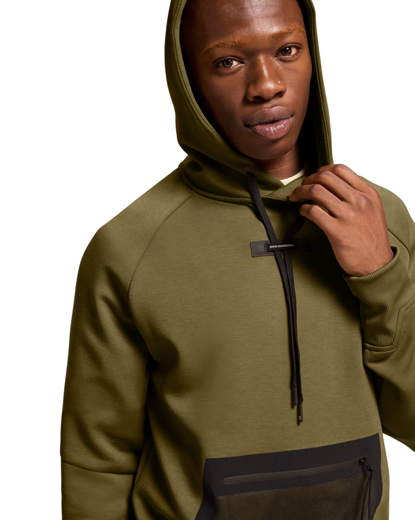 Nike running hoodie mens sales