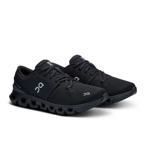 On Running Cloud X 4 (Womens) - Black/Eclipse