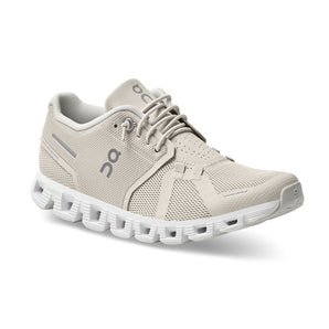 On Running Cloud 5 (Womens) - Pearl/White