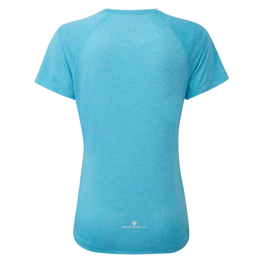 Ronhill Stride Short Sleeve T-Shirt (Womens) - Sky Blue Marl