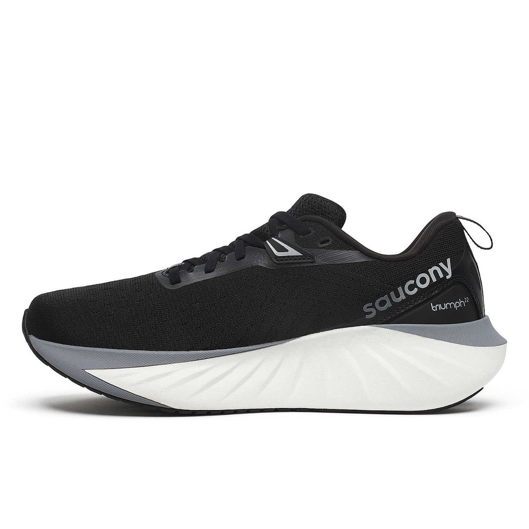 Saucony Triumph 22 Wide (Mens) - Black/White