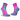 Active Anklet Min - Lilac/Pink - RunActive