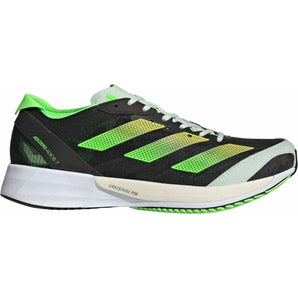 Adidas Adizero Adios 7 (Women's) -Black/Beam Yellow/Solar Green