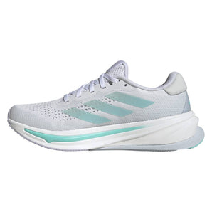 Adidas Supernova Rise (Womens) - White/Linen Green Metallic/Flash Aqua