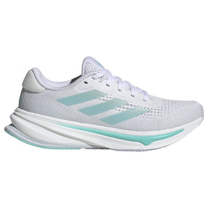 Adidas Supernova Rise (Womens) - White/Linen Green Metallic/Flash Aqua