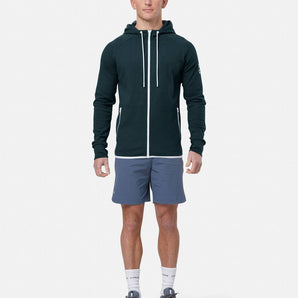 Gym+Coffee Chill Zip Hoodie (Mens) - Moss Green