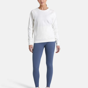 Gym+Coffee Essential Crew (Womens) - Ivory White