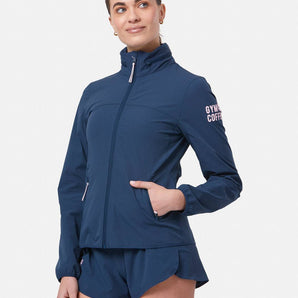 Gym+Coffee Celero Jacket (Womens) - Petrol Blue