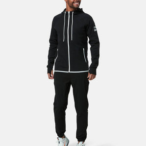 Gym+Coffee Chill Zip Hoodie (Mens) - Black