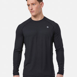 Gym+Coffee Relentless Long Sleeve Tee (Mens) - Black