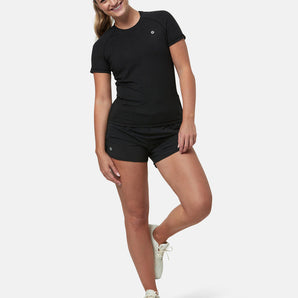 Gym+Coffee Relentless Tee (Womens) - Black