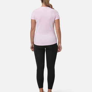 Gym+Coffee Relentless Tee (Womens) - Baby Pink