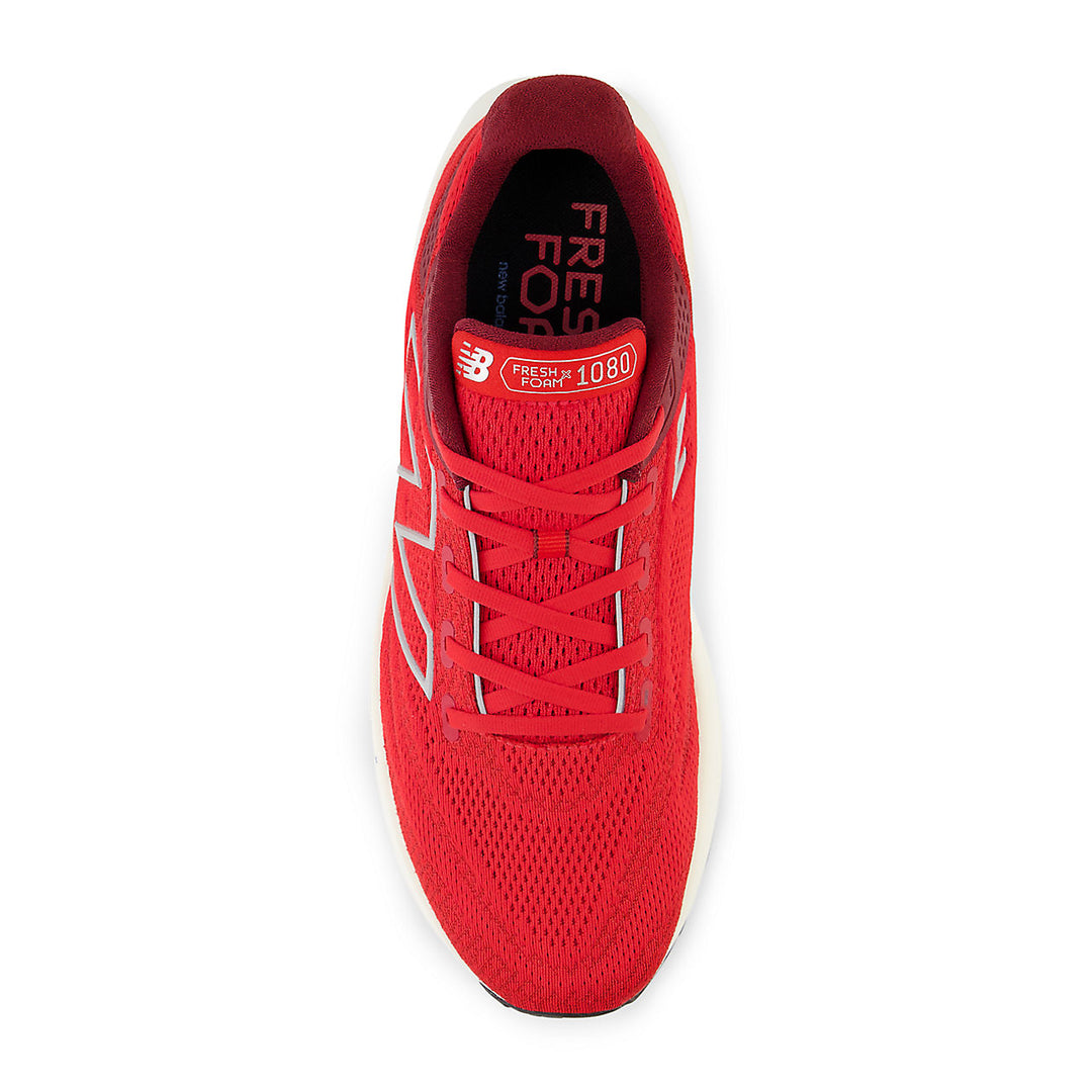 New Balance Fresh Foam X 1080 v13 (Mens) - True red with mercury red and silver metallic