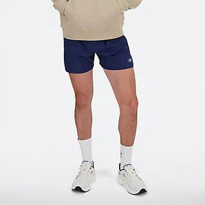 New Balance Race Short 5 Inch (Mens) - Navy