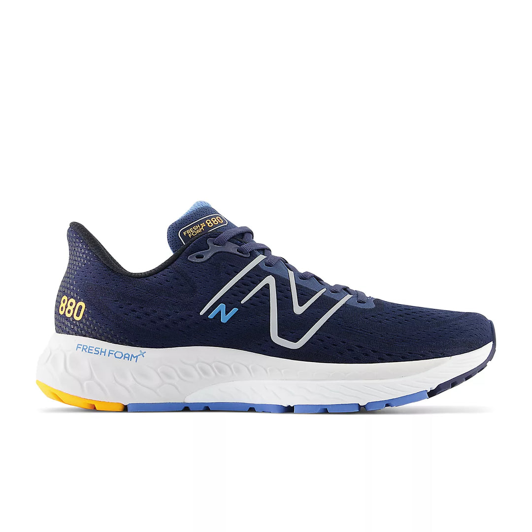 New Balance Fresh Foam X 880 v13 (Mens) -  Navy with heritage blue and hot marigold