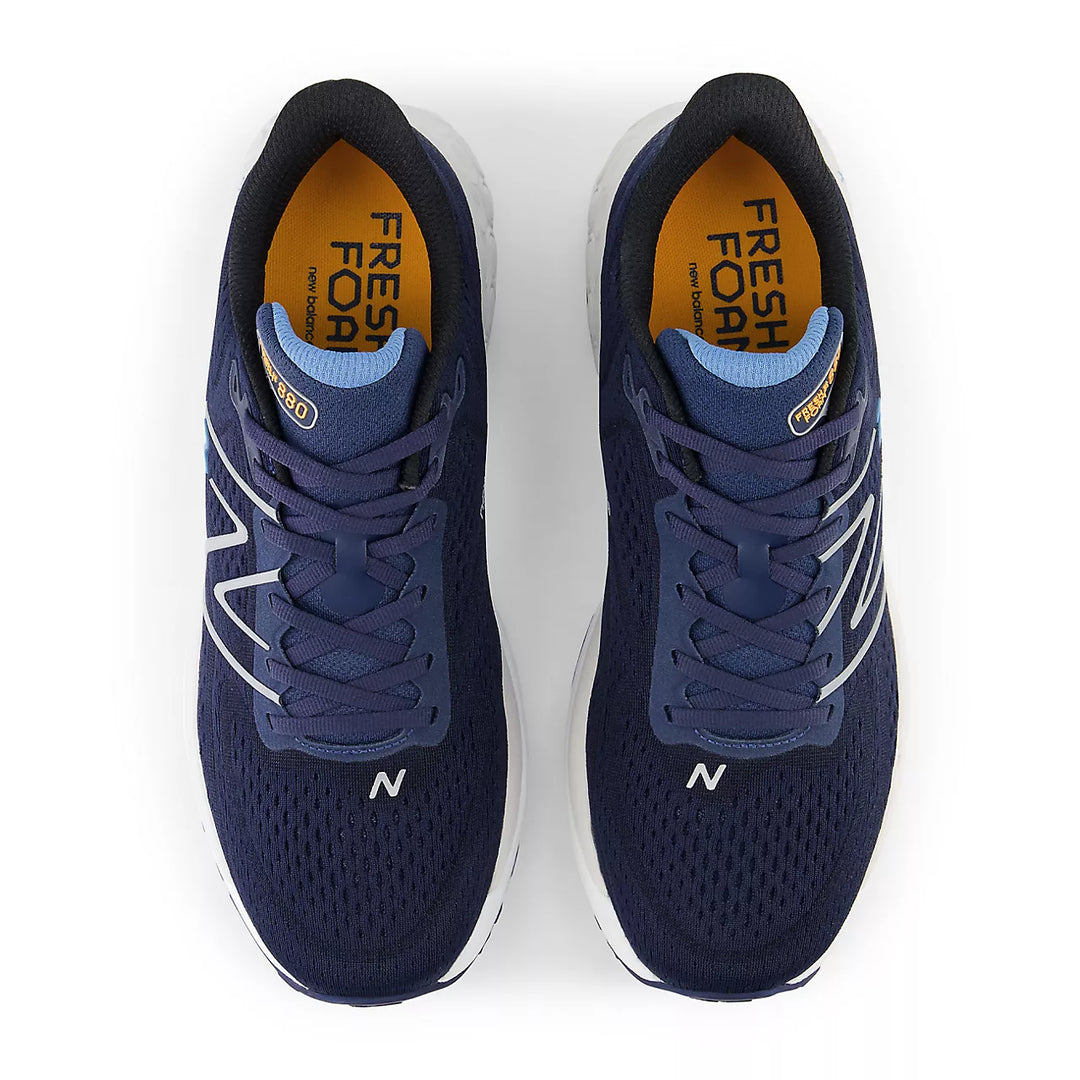 New Balance Fresh Foam X 880 v13 (Mens) -  Navy with heritage blue and hot marigold