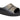 Oofos Ooahh  Luxe Slide Sandal (Womens) - Black/Latte