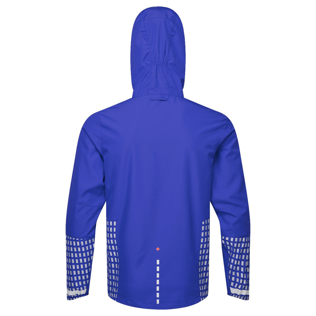 Ronhill Tech Afterhours Jacket (Mens) - Cobalt/Flame/Reflect