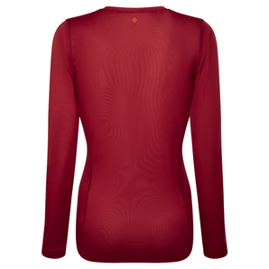 Ronhill Tech Long Sleeve Tee (Womens) -  Jam/Flame